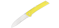 FLORINOX - Couteau pliant Kiana jaune cranté