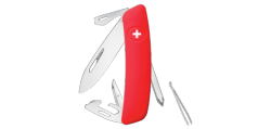 SWIZA - Couteau suisse 11 fonctions - D04 Rouge