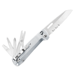 LEATHERMAN - Couteau pliants - Free K4X Acier - 9 outils