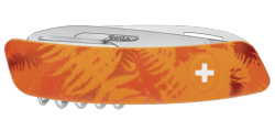 SWIZA - Couteau suisse 12 fonctions avec tire-tique - TT05 Orange Filix