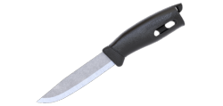 MORAKNIV - Couteau fixe de survie - Avec allume-feu - Companion Spark Noir