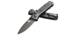 BENCHMADE - Couteau pliant Mini Bugout CF Noir