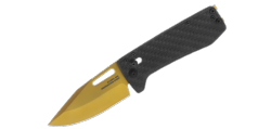 SOG - Couteau pliant - Ultra XR Gold - Manche carbone