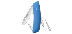 SWIZA - Couteau suisse 6 fonctions - D02 Bleu