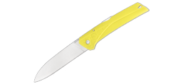 FLORINOX - Couteau pliant Kiana jaune lisse