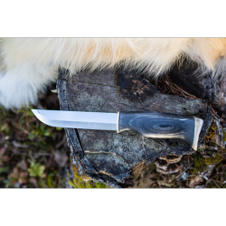 ARCTIC LEGEND - Couteau nordique Bear knife - Manche bois teinté noir