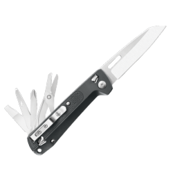 LEATHERMAN - Couteau multifonctions Free K4 Noir - 9 outils
