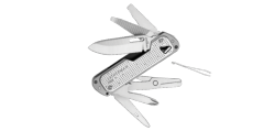 LEATHERMAN - Couteau multifonctions Free T4 - 12 outils