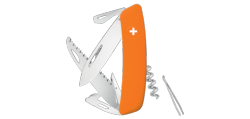 SWIZA - Couteau suisse 12 fonctions - D05 Orange