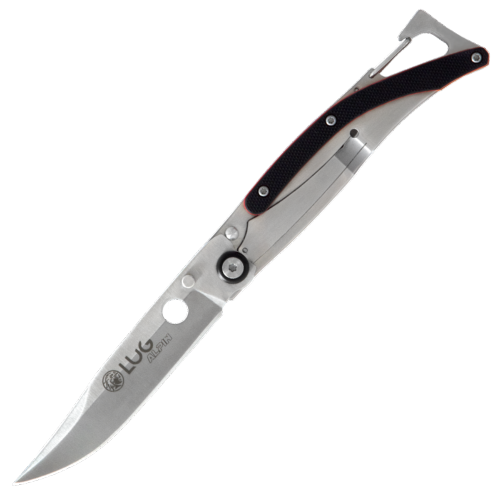 LUG - Couteau pliant Alpin SP1 Acier - Noir/Rouge