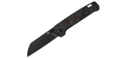 QSP - Couteau pliant Penguin - Carbone/G10 - Lame noire