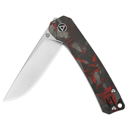 QSP - Couteau pliant - Osprey Shredded - Noir/Rouge