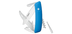 SWIZA - Couteau suisse 12 fonctions - D05 Bleu