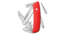 SWIZA - Couteau suisse junior 12 fonctions - J06 Rouge 