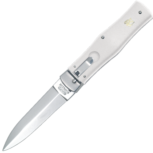 MIKOV - Couteau automatique - Predator Blanc 