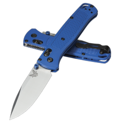 BENCHMADE - Couteau pliant - Bugout Grivory Bleu