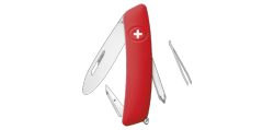 SWIZA - Couteau suisse junior 6 fonctions - J02 Rouge