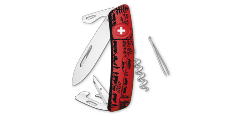 SWIZA - Couteau suisse 11 fonctions - D03 Heidiland