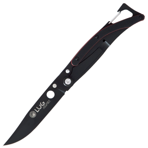 LUG - Couteau pliant Alpin SP1 Titanium - Noir/Rouge