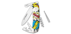 SWIZA - Couteau suisse 11 fonctions - D03 Pop Art 3