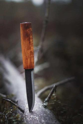 Couteau fixe planté dans un arbre
